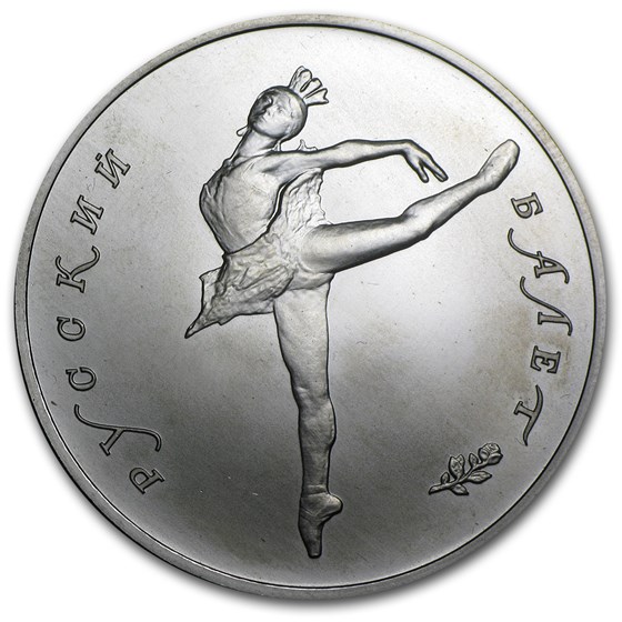1990 Russia 1 oz Palladium Ballerina BU 1990 Russia 1 oz Palladium Ballerina BU