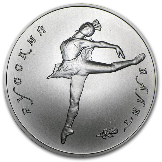 1990 Russia 1 oz Palladium Ballerina BU 1990 Russia 1 oz Palladium Ballerina BU
