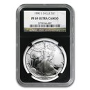 1990-S Proof American Silver Eagle PF-69 NGC (Retro Black Insert)