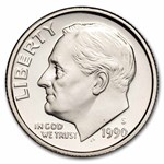 1990-S Roosevelt Dime 50-Coin Roll Proof
