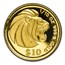 1990 Singapore 4-Coin Gold/Silver Year of the Horse Proof Set