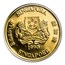 1990 Singapore 4-Coin Gold/Silver Year of the Horse Proof Set