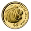 1990 Singapore 4-Coin Gold/Silver Year of the Horse Proof Set