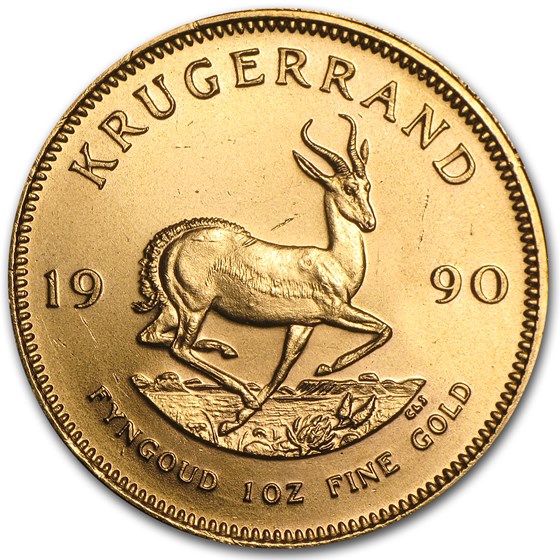 1990 South Africa 1 oz Gold Krugerrand 1990 South Africa 1 oz Gold Krugerrand