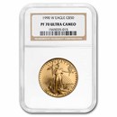 1990-W 1 oz Proof American Gold Eagle PF-70 UCAM NGC