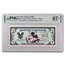 1991 $1.00 (DA) Waving Mickey CU-67 EPQ PMG (DIS#24)