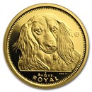 1991-1997 Gibraltar Gold 1/10 oz Dog (Random Dates)