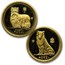 1991-1997 Gibraltar Gold 1/25 oz Dog BU/Proof (Random Year)