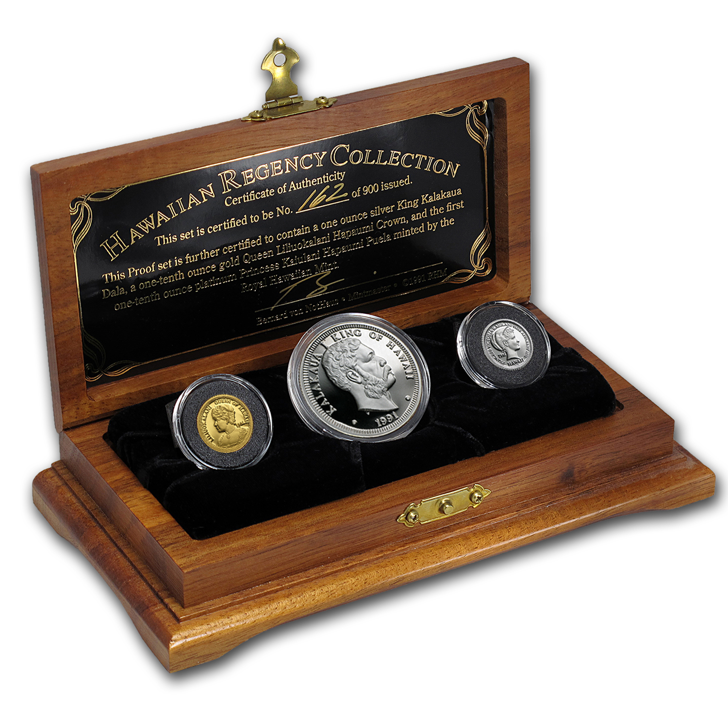Buy 1991 3-Metals Hawaiian Regency Proof Set (w/Box & COA) | APMEX