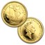 1991 4-Coin Gold Britannia Proof Set (w/Box & COA)