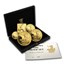 1991 4-Coin Gold Britannia Proof Set (w/Box & COA)