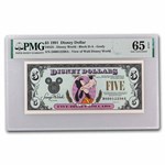 1991 $5.00 (DA) Closed-Eyed Goofy CU-65 EPQ PMG (DIS#25)