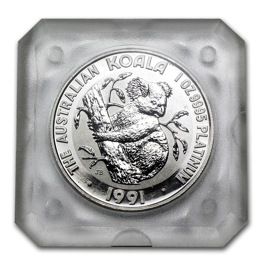 1991 Australia 1 oz Platinum Koala BU
