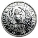 1991 Australia 1 oz Silver Kookaburra BU