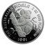 1991 Australia 2 oz Proof Platinum Koala