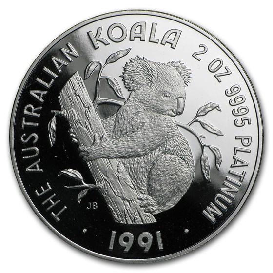1991 Australia 2 oz Proof Platinum Koala 1991 Australia 2 oz Proof Platinum Koala