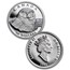 1991 Canada 4-Coin Proof Platinum Set: Snowy Owl (w/Box & COA)