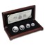 1991 Canada 4-Coin Proof Platinum Set: Snowy Owl (w/Box & COA)