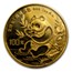1991 China 1 oz Gold Panda Large Date BU (Sealed)