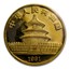 1991 China 1 oz Gold Panda Large Date BU (Sealed)