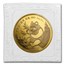 1991 China 1 oz Gold Panda Small Date BU (Sealed)