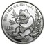 1991 China 1 oz Silver Panda Large Date BU (Capsule only)