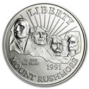 1991-D Mount Rushmore 1/2 Dollar Clad Commem BU (Capsule only)