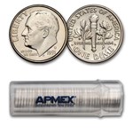 1991-D Roosevelt Dime 50-Coin Roll BU
