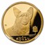 1991 Gibraltar 1 oz Gold Royal Corgi MS-63 NGC