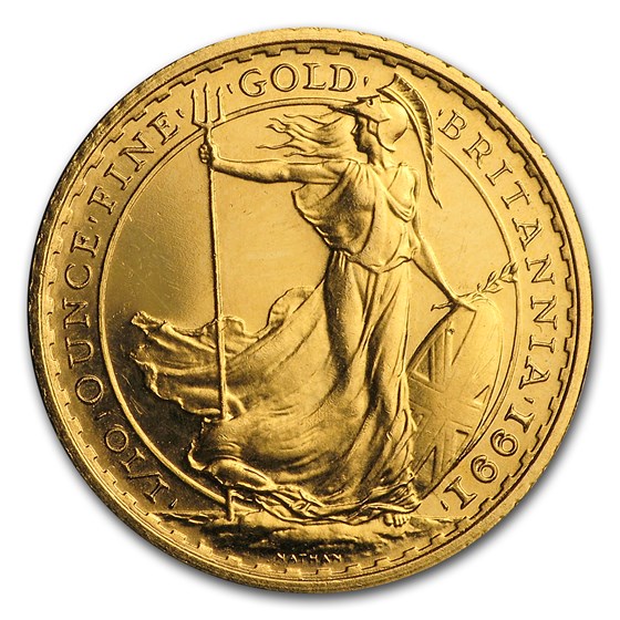 1991 Great Britain 1/10 oz Proof Gold Britannia 1991 Great Britain 1/10 oz Proof Gold Britannia