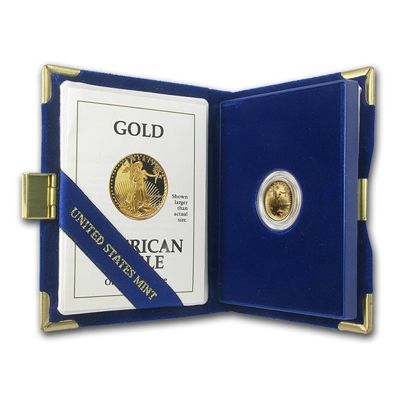 1991-P 1/10 oz Proof American Gold Eagle (w/Box & COA) 1991-P 1/10 oz Proof American Gold Eagle (w/Box & COA)