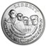1991-P Mount Rushmore $1 Silver Commem BU (Capsule only)