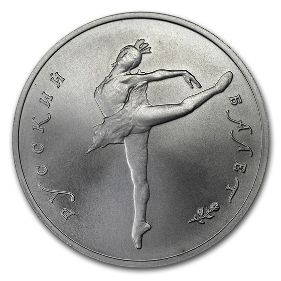1991 Russia 1/2 oz Palladium Ballerina BU 1991 Russia 1/2 oz Palladium Ballerina BU