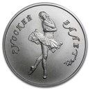 1991 Russia 1/4 oz Palladium Ballerina BU