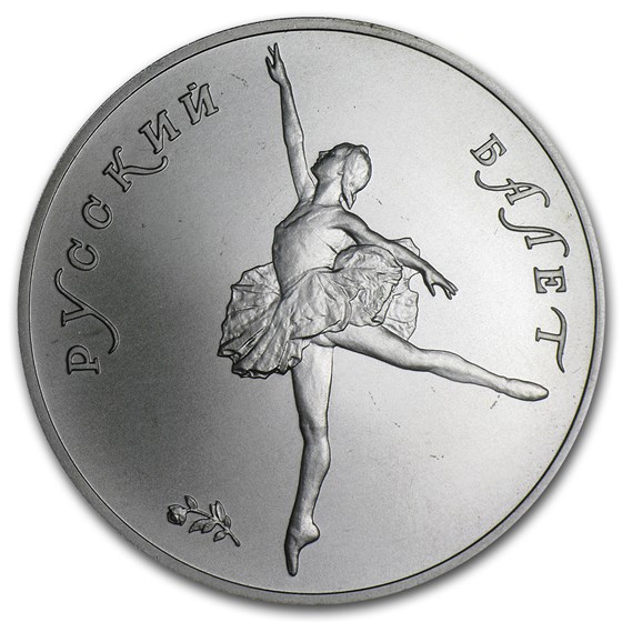 1991 Russia 1 oz Palladium Ballerina BU 1991 Russia 1 oz Palladium Ballerina BU
