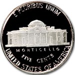 1991-S Jefferson Nickel Gem Proof