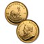 1991 South Africa 4-Coin Gold Krugerrand Proof Set