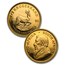 1991 South Africa 4-Coin Gold Krugerrand Proof Set
