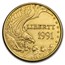 1991-W Gold $5 Commem Mount Rushmore BU (Capsule Only)