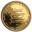 1991-W Gold $5 Commem Mount Rushmore Proof (w/Box & COA)
