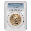 1992 1 oz American Gold Eagle MS-70 PCGS