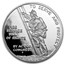 1992 1 oz Silver Ben Franklin Firefighters Medal Proof