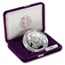 1992 1 oz Silver Ben Franklin Firefighters Medal Proof