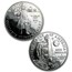 1992 2-Coin Columbus Quincentenary Proof Set (w/Box & COA)