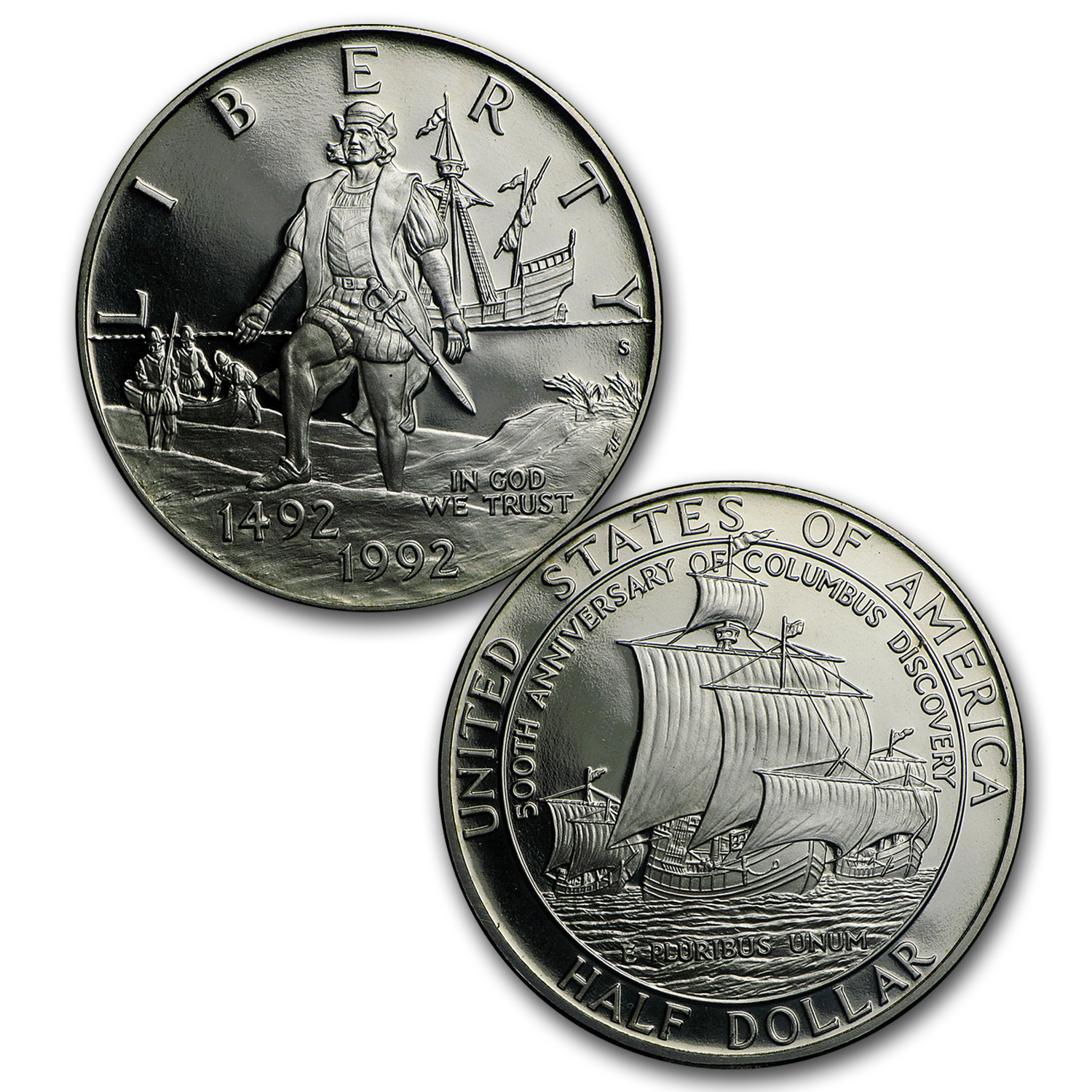 Buy 1992 2-Coin Columbus Quincentenary Prf Coin Set | APMEX