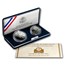 1992 2-Coin Columbus Quincentenary Proof Set (w/Box & COA)