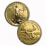 1992 4-Coin Proof American Gold Eagle Set (w/Box & COA)