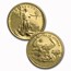 1992 4-Coin Proof American Gold Eagle Set (w/Box & COA)