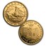 1992 6-Coin Commem Columbus Quincentenary Set BU & Pf (Box & COA)
