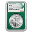 1992 American Silver Eagle MS-69 NGC (Green Holder)